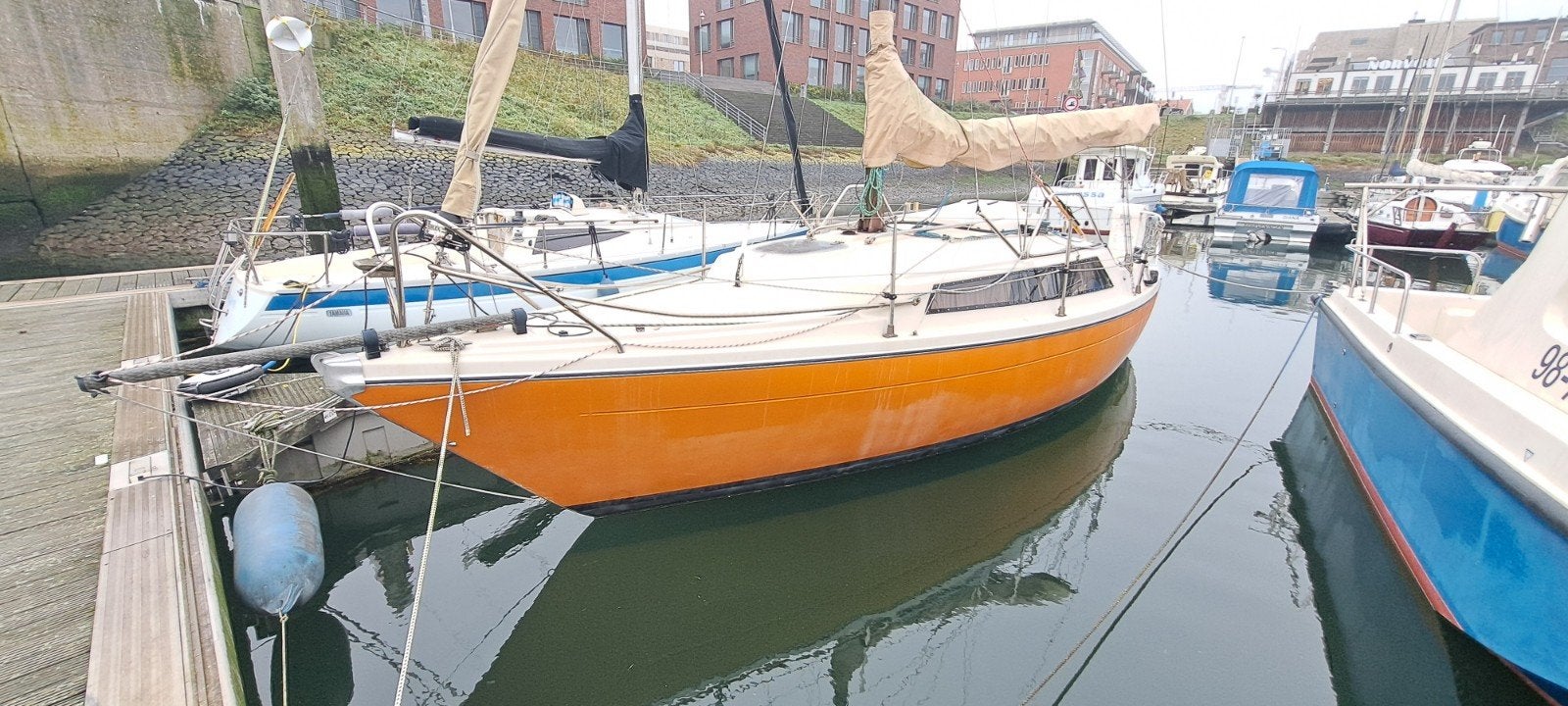 refitted Dehler Delanta 75 goed onderhouden, Watersport en Boten, Ophalen, Gebruikt, Binnenboordmotor, Met afstandsbediening