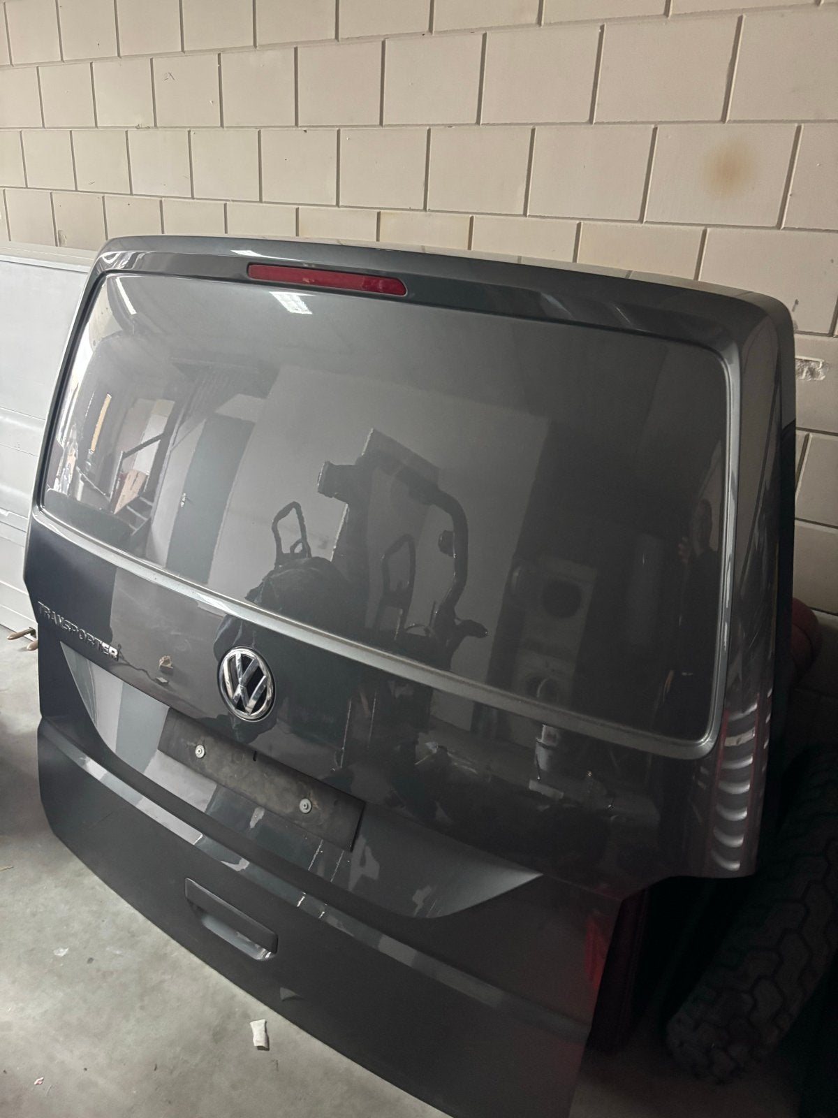 Volkswagen Transporter t6 Achterklep - Grijs, Auto-onderdelen, Gebruikt, Achterklep, Volkswagen, Ophalen of Verzenden