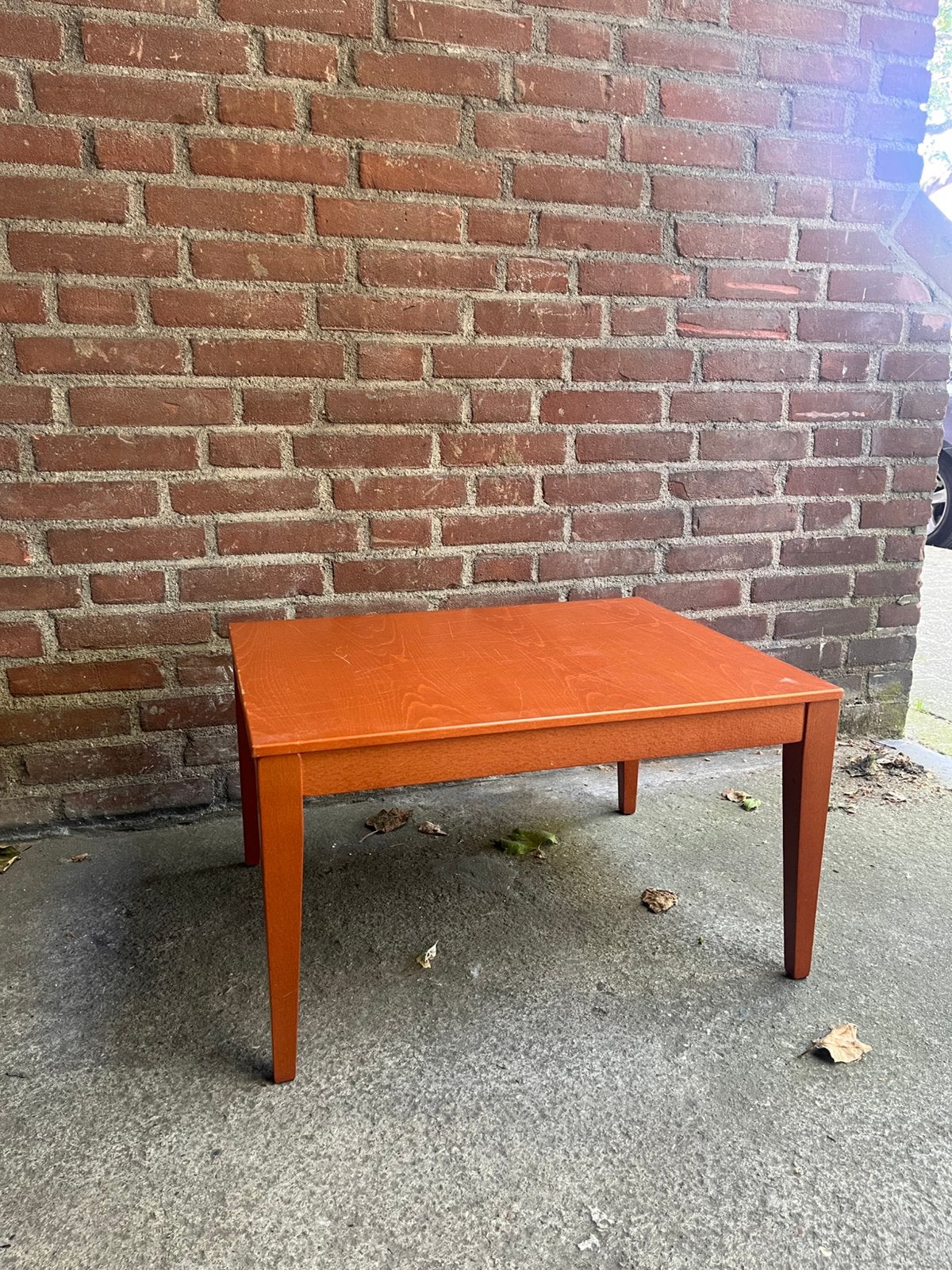 Calligaris vintage tafel, Ophalen, Gebruikt, Rechthoekig, Minder dan 55 cm