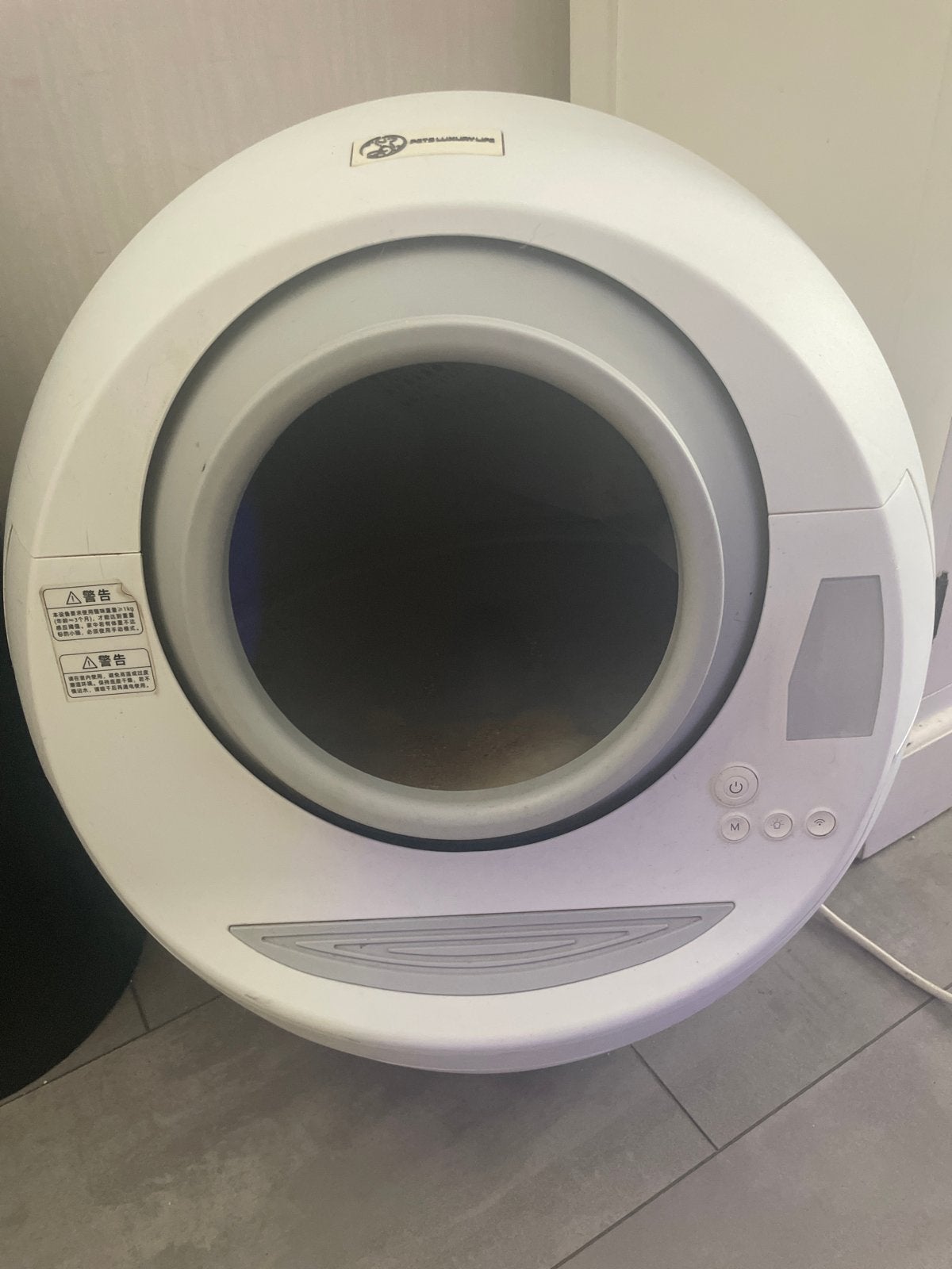 automatische zelfreinigende kattenbak, Ophalen, Gebruikt