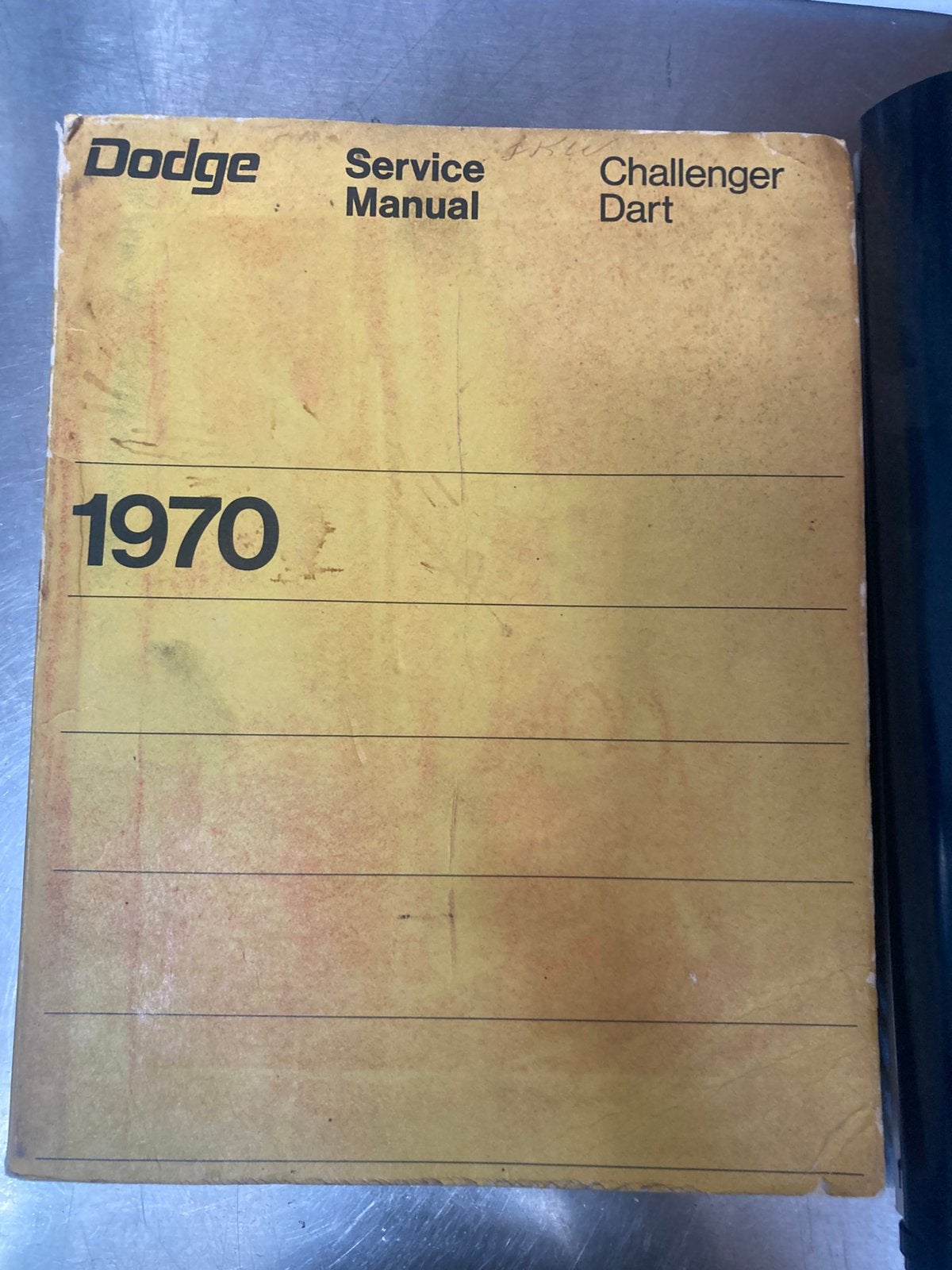 Dodge dart en challenger 1970 service manual, Ophalen of Verzenden