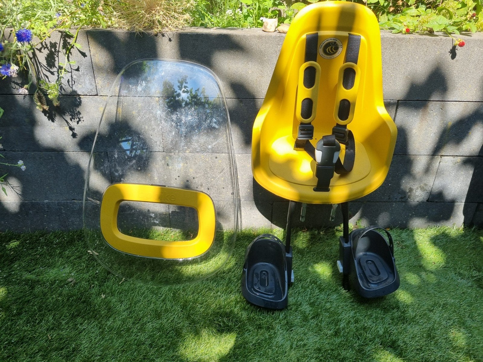 Bobike one mini voorzitje en windscherm, Fietsen en Brommers, Fietsaccessoires | Fietsstoeltjes, Ophalen, Voetsteuntjes, Bobike One Mini