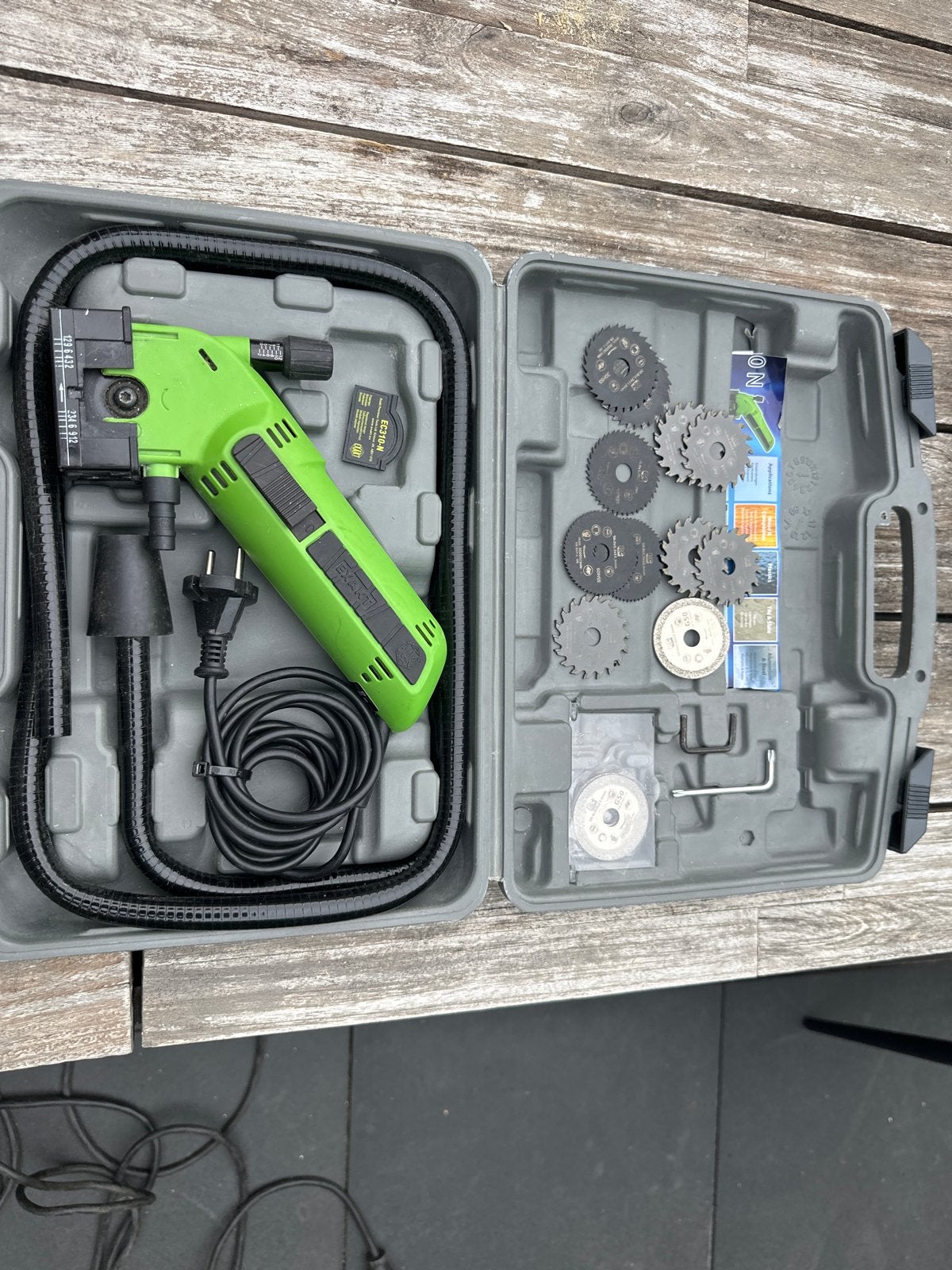 Mini Cirkelzaag Set - Compact en Krachtig, Minder dan 30 mm, Cirkelzaag, Ophalen of Verzenden, Zo goed als nieuw
