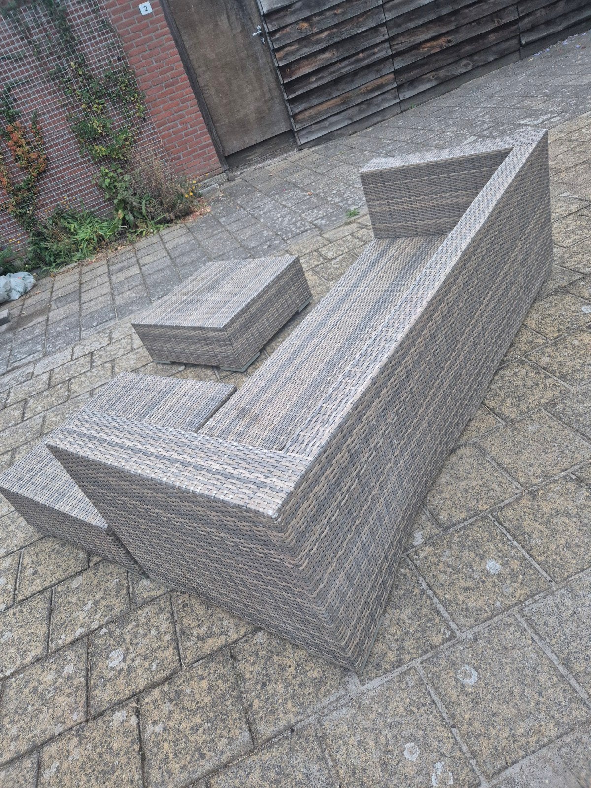 mooi loungeset, Tuin en Terras, Ophalen, Gebruikt, Hout