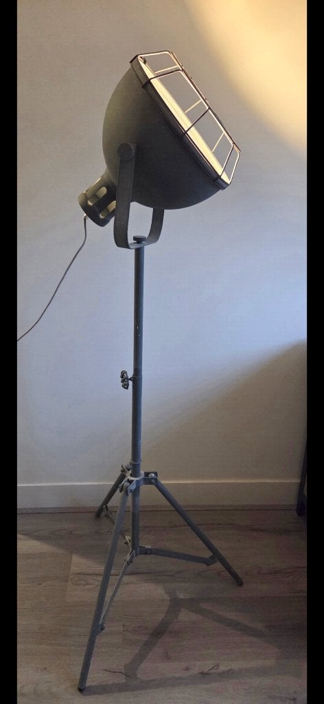 Stalamp, Ophalen, 100 tot 150 cm, Zo goed als nieuw, Metaal