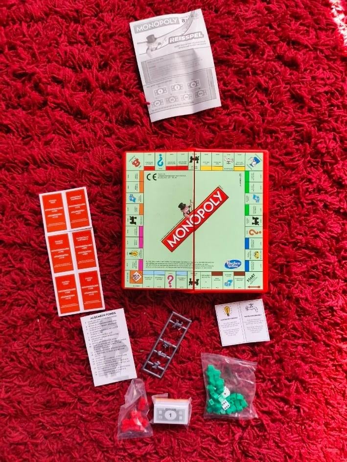 Monopoly reisspel ( incompleet ), Hobby en Vrije tijd, Ophalen of Verzenden, Gebruikt, Reisspel