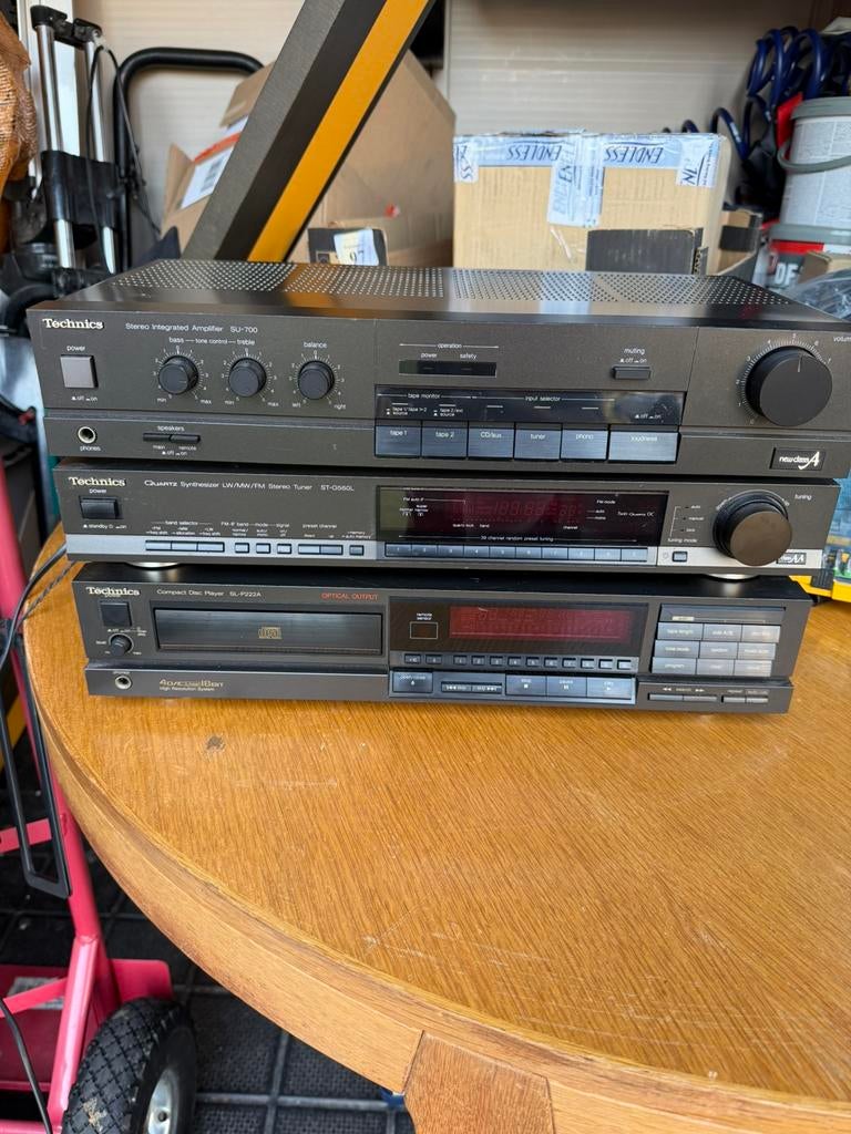 Technics stereo installatie losse componenten, Audio, Tv en Foto, Stereo-sets, Zo goed als nieuw, Overige merken, Losse componenten