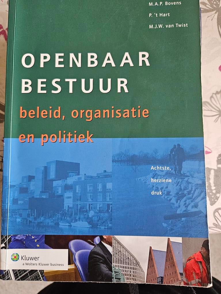 M.J.W. van Twist - Openbaar Bestuur, Sociale wetenschap, Ophalen of Verzenden, Zo goed als nieuw, M.J.W. van Twist; P. 't Hart; M.A.P. Bovens