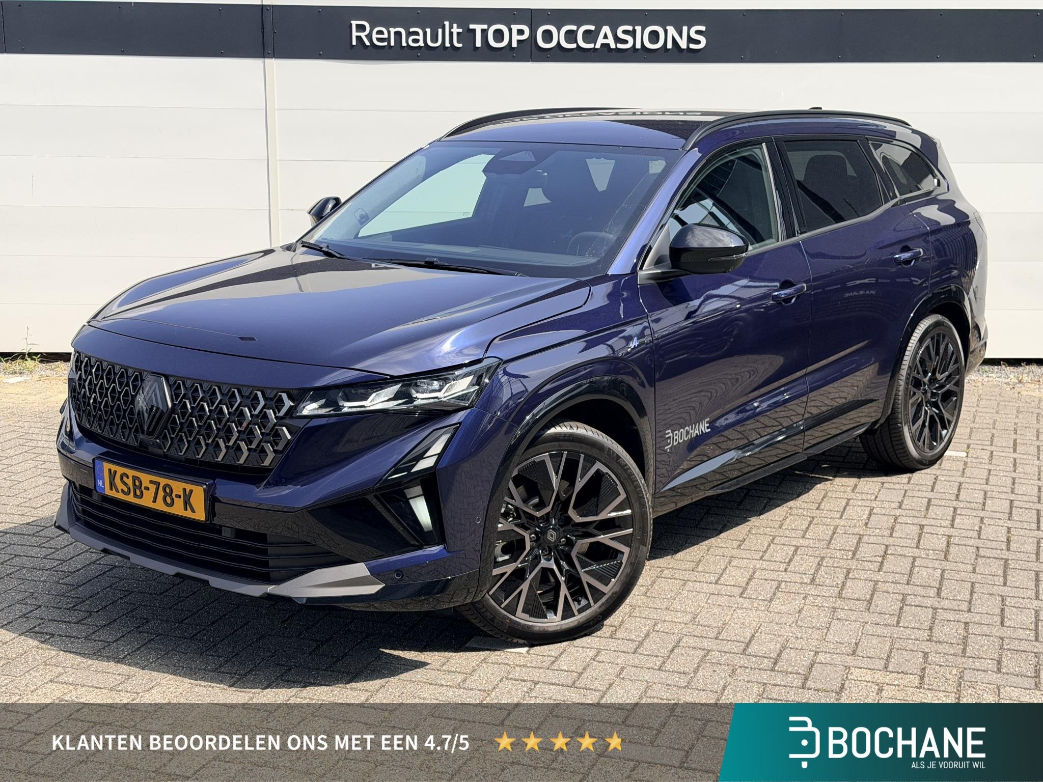 Renault Espace E-Tech full hybrid 200 esprit Alpine 5p. | De, Auto's, 1199 cc, Blauw, Origineel Nederlands, SUV of Terreinwagen