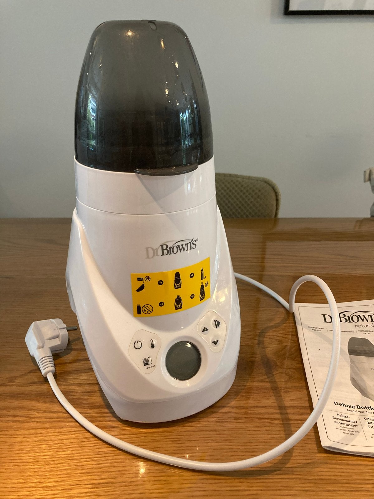 Dr. Brown's Deluxe Flessenwarmer en Sterilisator, Ophalen of Verzenden, Zo goed als nieuw, Flessen- of potjesverwarmer