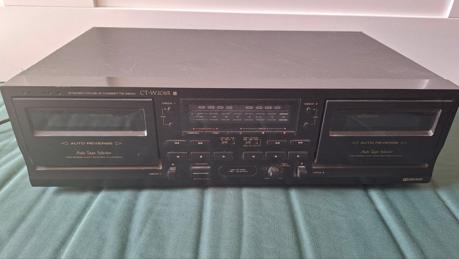 Pioneer CT-W208R Dubbel Cassettedeck met Auto-Reverse, Ophalen of Verzenden, Dubbel, Tiptoetsen