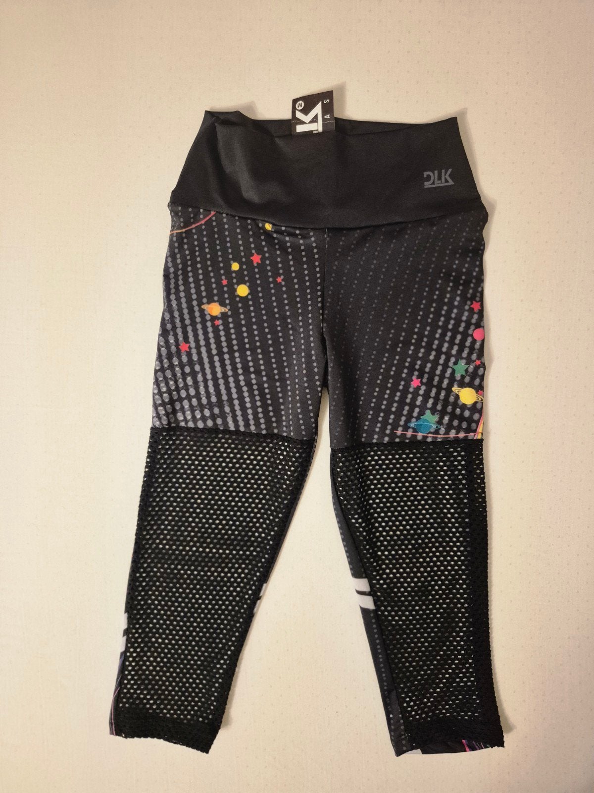 High-waist galaxy print legging dames XS/S - Nieuw, Legging, Zwart, Nieuw, Overige maten