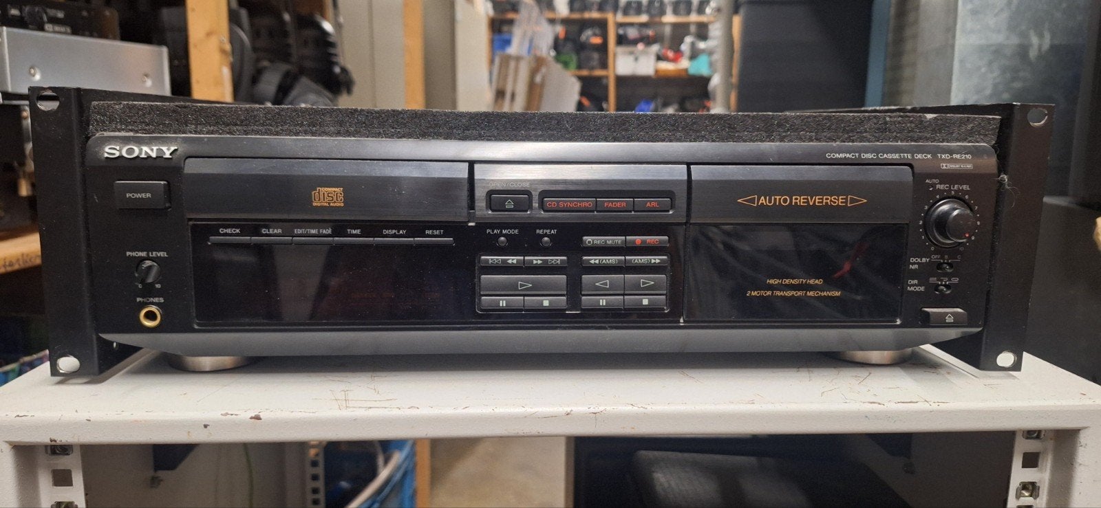 Sony TDX-RE210 cassette deck, Verzenden, Enkel, Sony