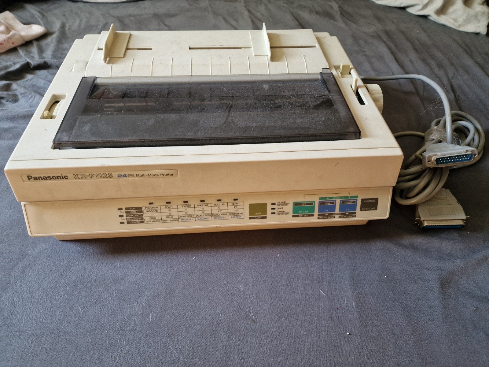 Vintage Panasonic KX-P1123 24-PIN Multi-Mode Matrixprinter, Computers en Software, Zwart-en-wit printen, Gebruikt, Panasonic, Matrix-printer