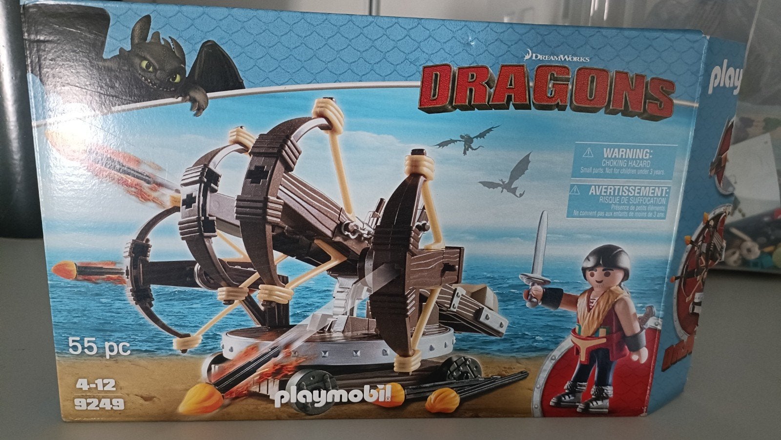 Playmobil Dragons Katapult met Viking - Set 9249, Ophalen of Verzenden