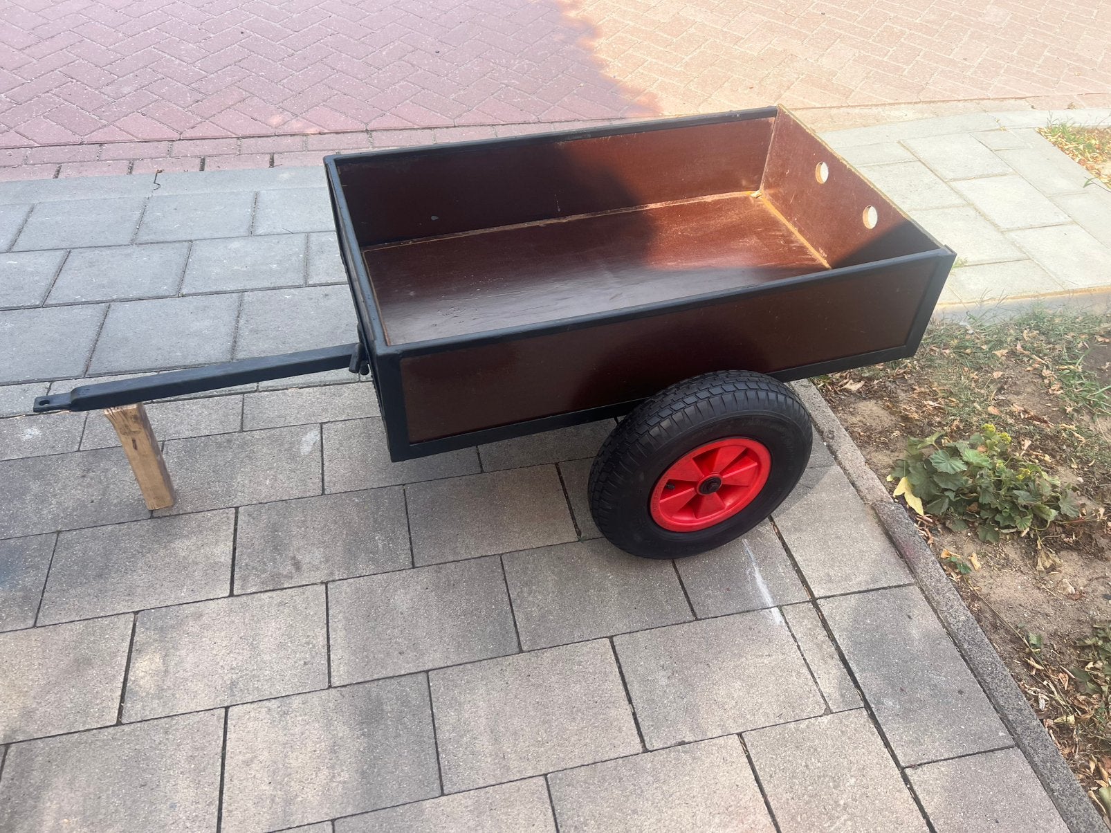 Berg aanhanger XL, Kinderen en Baby's, Speelgoed | Buiten | Skelters, Ophalen, Zo goed als nieuw, Met kar of aanhanger