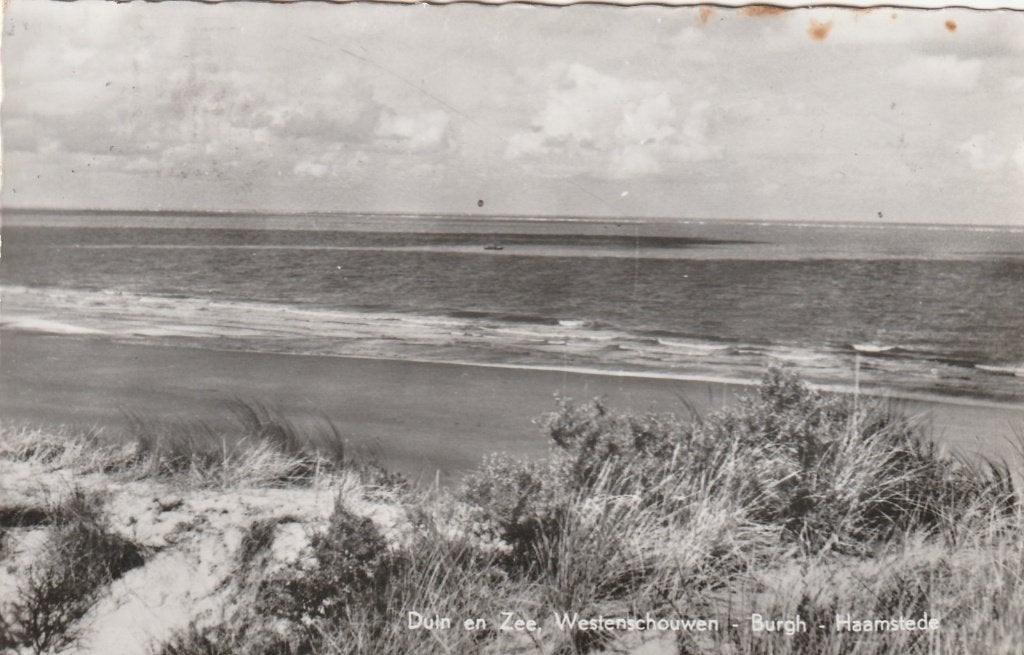 BURGH-HAAMSTEDE Duin en Zee, Verzamelen, Verzenden, 1960 tot 1980, Gelopen, Zeeland