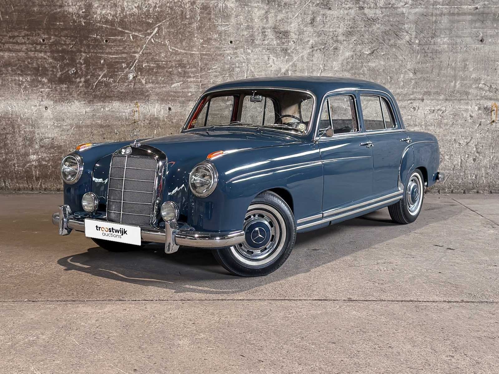 Mercedes-Benz 220 S 1957 (Origineel-NL), XP-68-37, Gebruikt, 1302 kg, Blauw, Origineel Nederlands