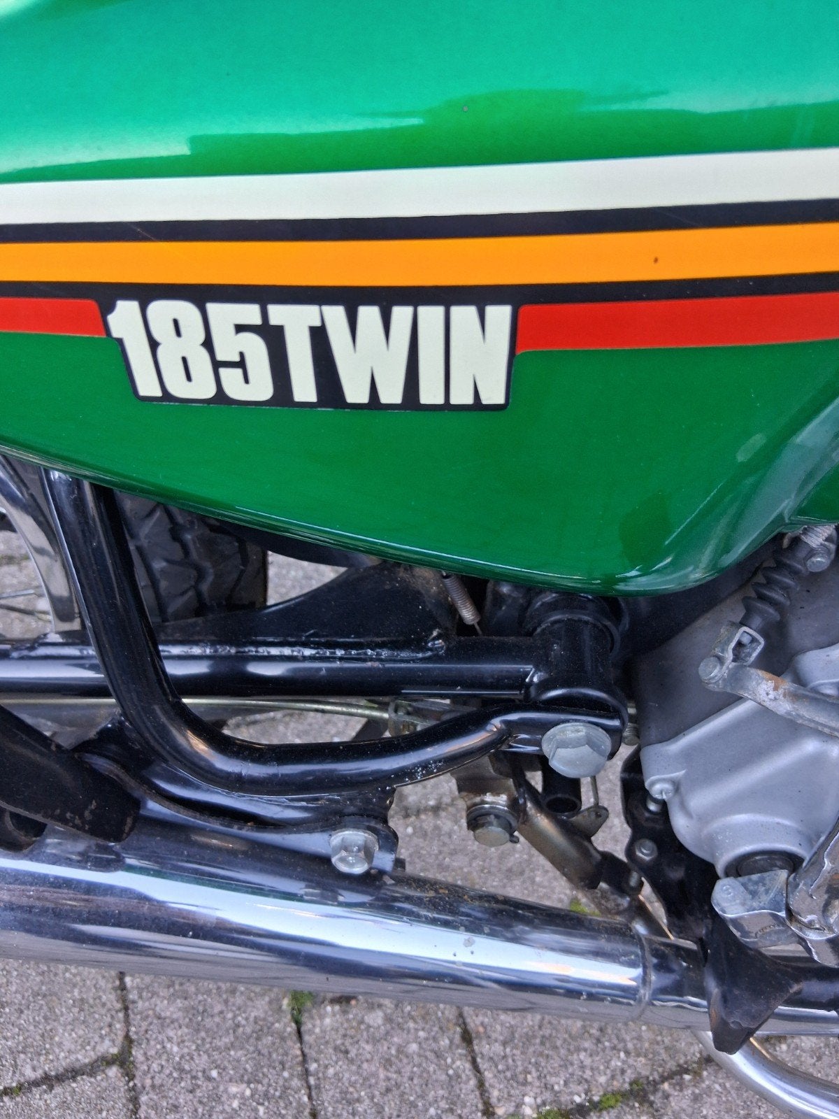 mooie originele Honda 185 twin bj 1978. € 1750 goed rijdend, Motoren