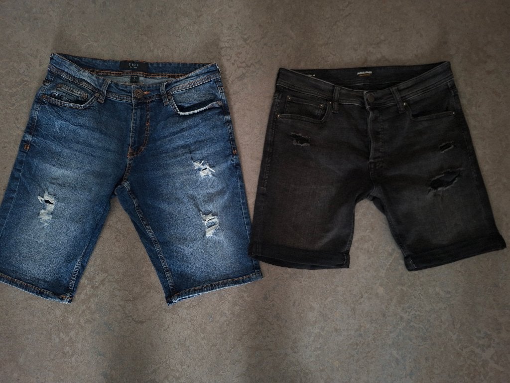 Jack & Jones + Smog korte broeken S, Kleding | Heren, Spijkerbroeken en Jeans, Jack & Jones + Smog, Blauw, W32 (confectie 46) of kleiner