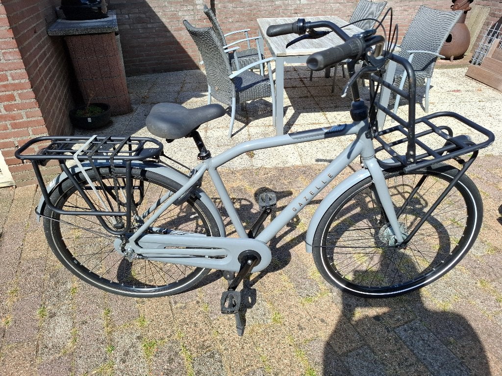 Gazelle herenfiets, Ophalen, Gebruikt, Versnellingen, 65 cm of meer