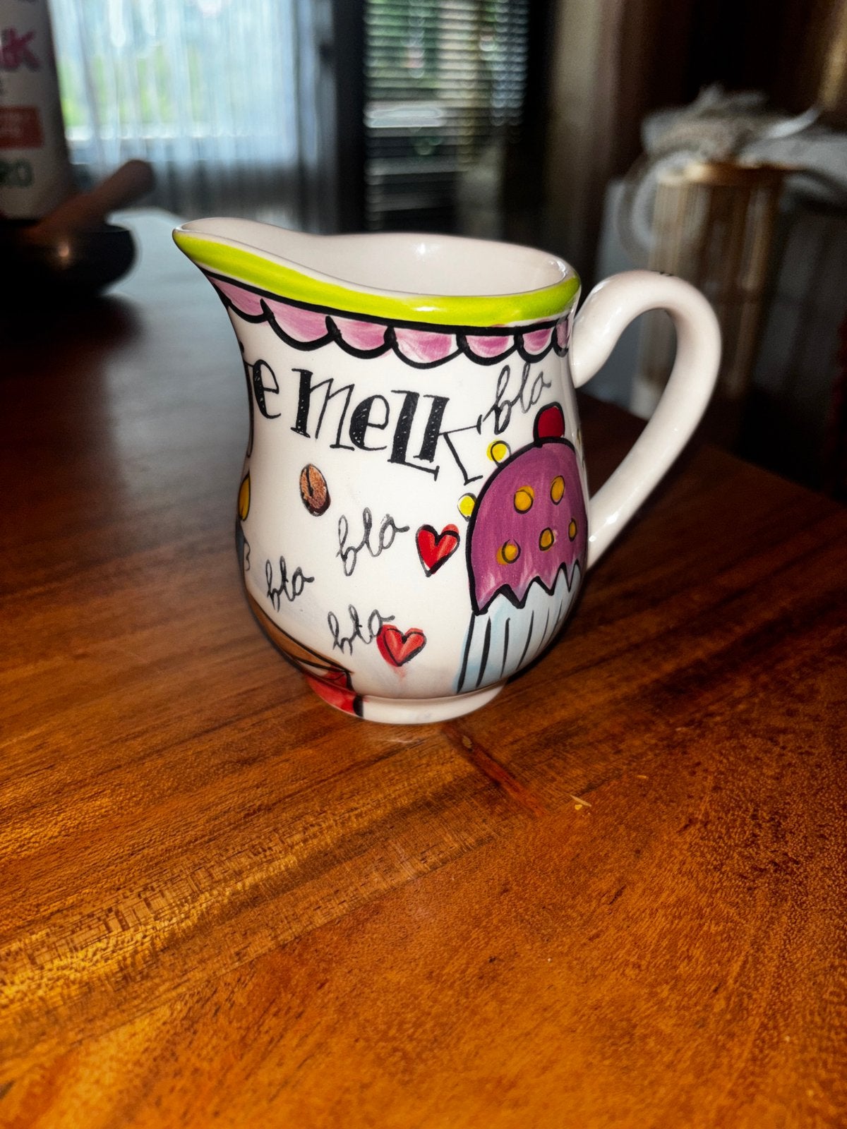 Blond melkkannetje, Ophalen of Verzenden, Zo goed als nieuw, Aardewerk, Overige typen