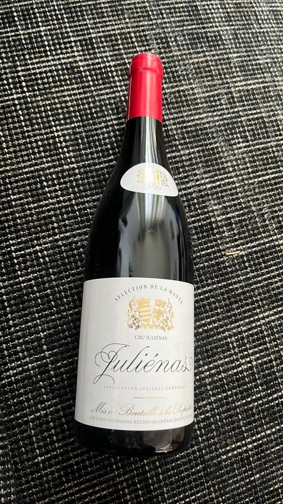 2024 Julienas 75cl, Verzamelen, Wijnen, Ophalen of Verzenden, Zo goed als nieuw, Rode wijn
