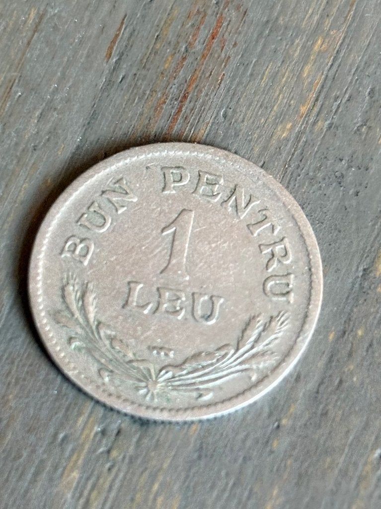 1 Leu 1924 Roemenie, Ophalen of Verzenden, Overige landen, Losse munt