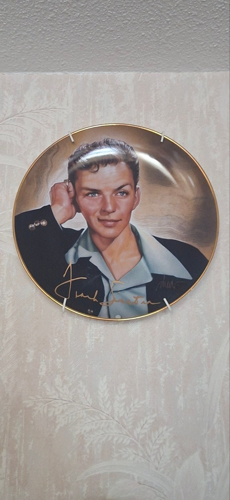 Mooie Frank Sinatra porseleinen bordjes, Antiek en Kunst, Ophalen of Verzenden