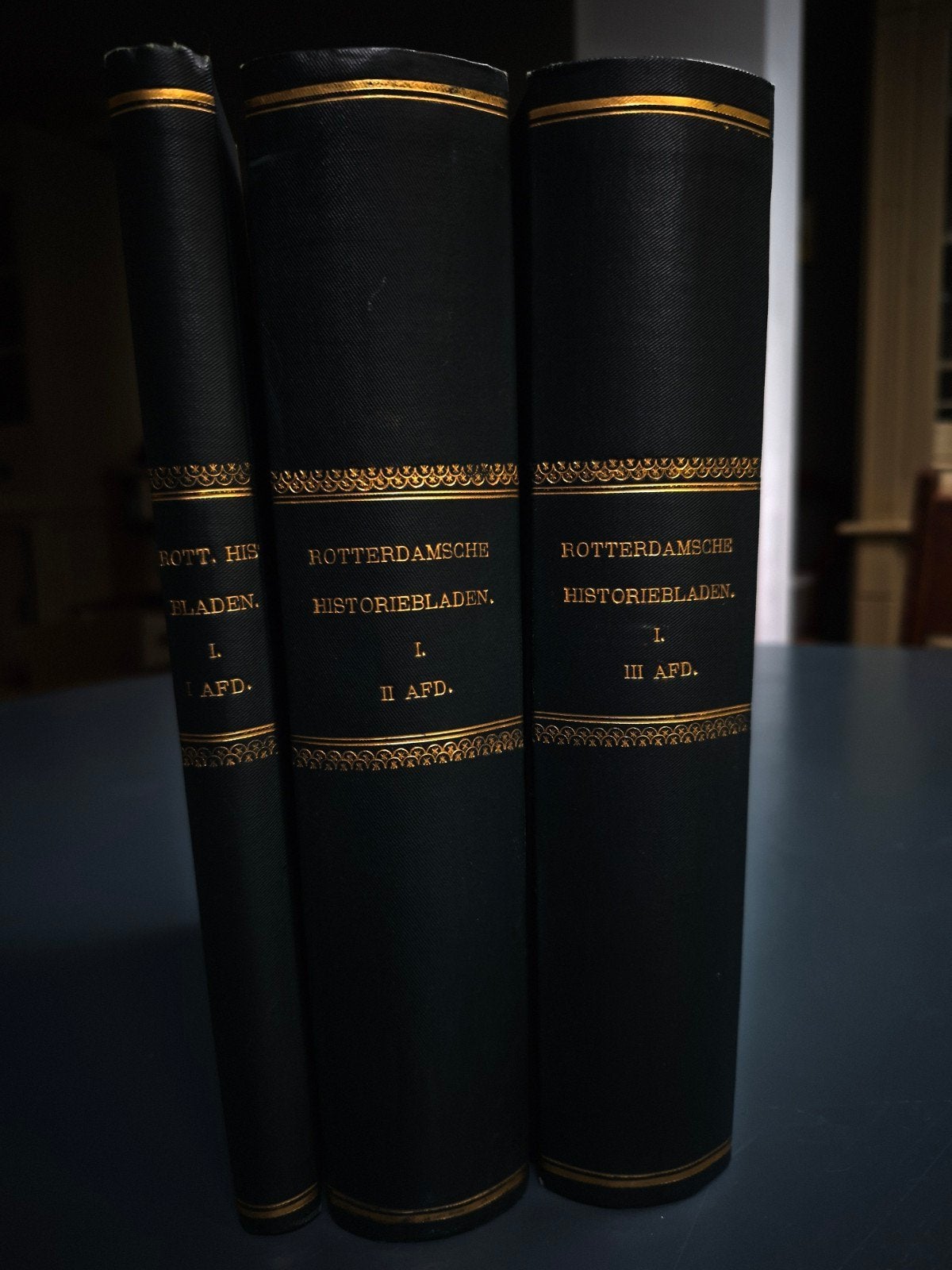 Obreen & Scheffer, Rotterdamsche Historiebladen, 3 dln., Antiek en Kunst, Ophalen of Verzenden