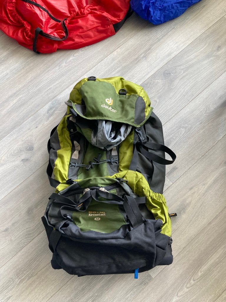 rugzak DEUTER aircontact SL 50+10, Overige merken, 40 cm of meer, Ophalen of Verzenden, Zo goed als nieuw