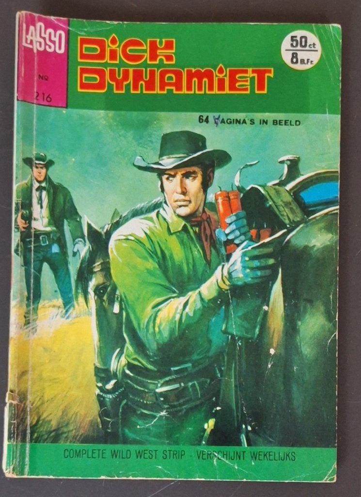 Dick Dynamiet - Lasso serie - nr 216, Boeken, Stripboeken, Eén stripboek, Ophalen of Verzenden, Gelezen