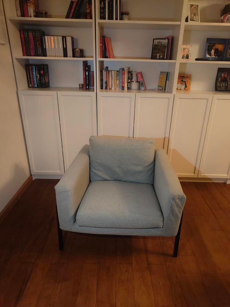 Koarp fauteuil lichtgrijs, Huis en Inrichting, Fauteuils, Ophalen