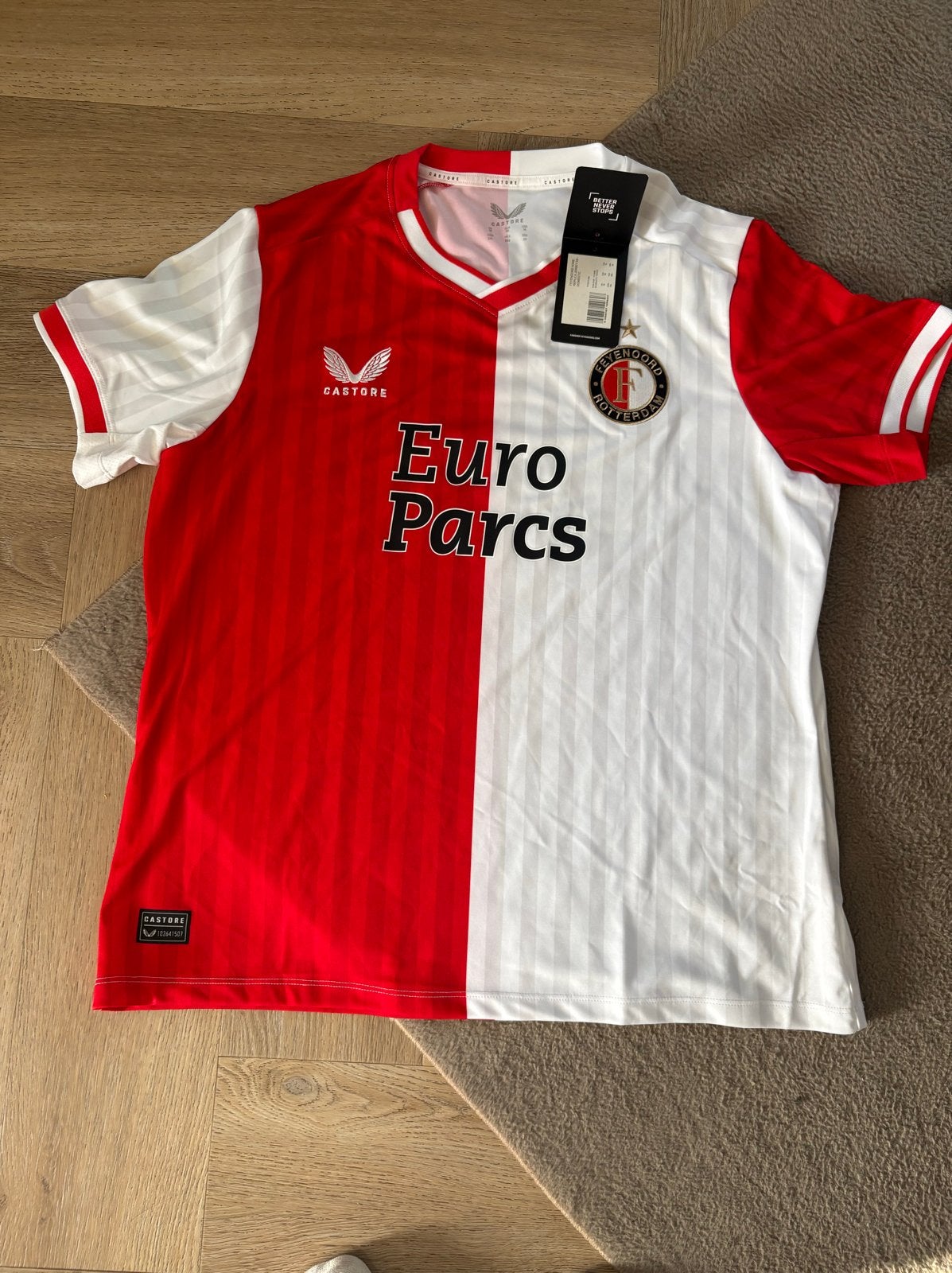 Feyenoord Thuisshirt 2023/2024 - Maat M - Nieuw met kaartjes, Maat 38/40 (M), Overige typen, Nieuw, Ophalen of Verzenden
