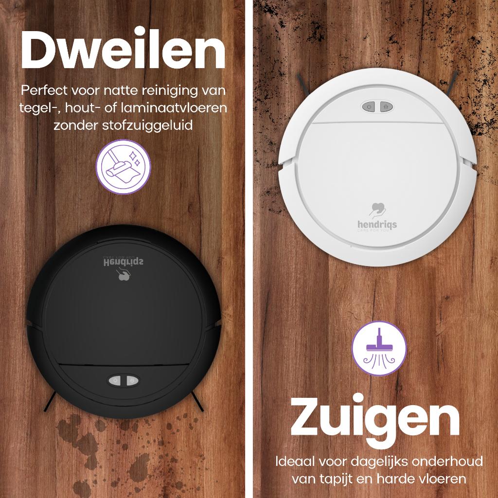 Robotstofzuiger met Dweilfunctie& Laadstation | Nieuw €109,-, Ophalen of Verzenden, Zo goed als nieuw, Hendriks Handelshuis, Robotstofzuiger