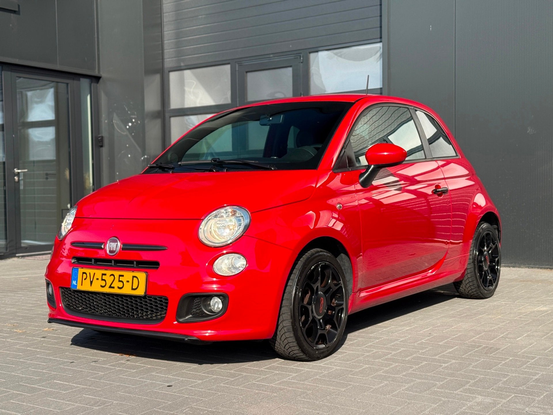 Fiat 500 1.2 Sport Lounge | Luxe Leder | Airco | City Mode, Auto's, Voorwielaandrijving, Euro 5, Gebruikt, 4 cilinders