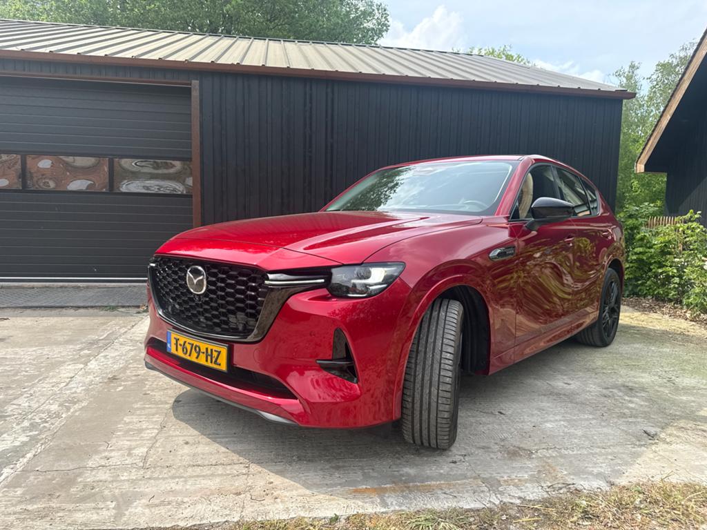 Mazda CX-60 2.5 E-skyactiv Phev 327pk Aut 2022 Rood, Auto's, Mazda, Particulier, CX-60, 360° camera, 4x4, ABS, Achteruitrijcamera