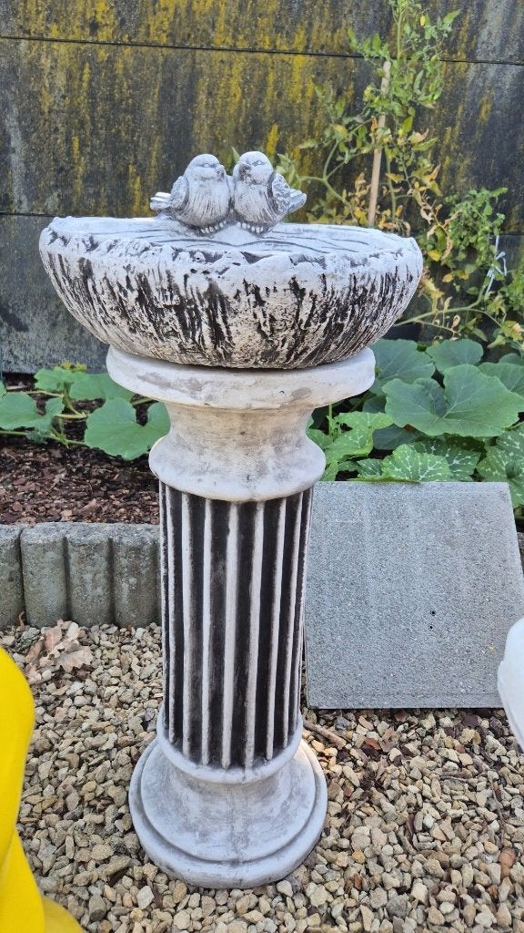 Vogeldrinkschaal  beton tuinbeelden, Ophalen, Nieuw, Beton, Overige typen