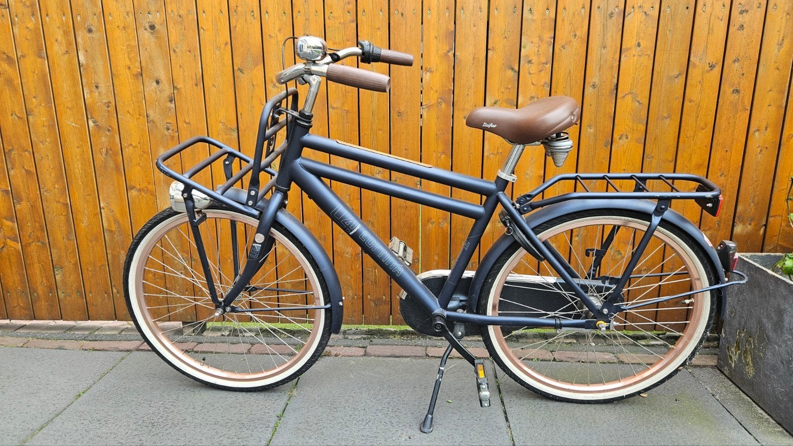 Cortina fiets 24 inch voordrager, terugtraprem en 3 versnell, Ophalen, Gebruikt, Cortina, Terugtraprem