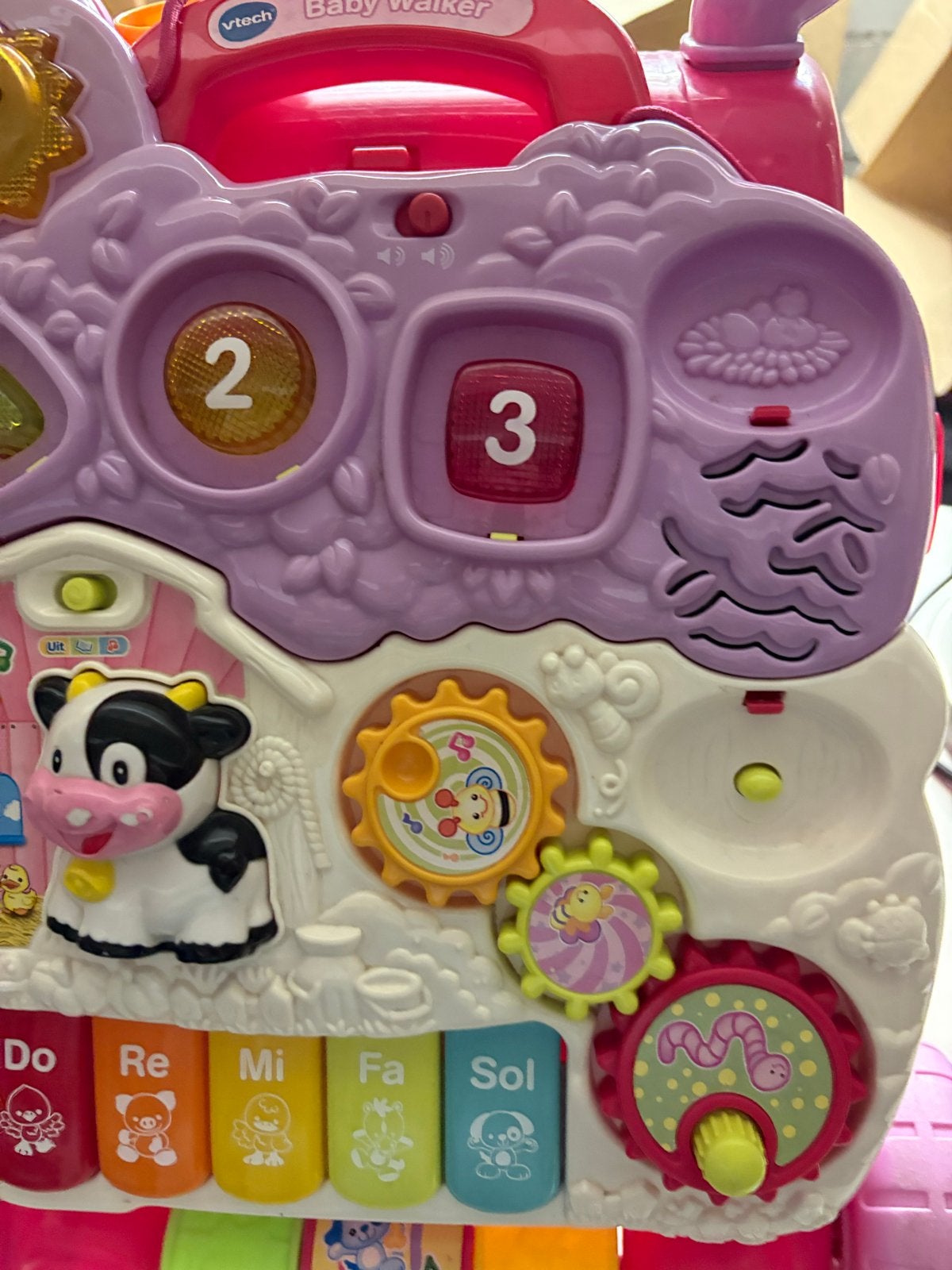 VTech Baby Walker - Interactieve Loopwagen met Geluid en Lic, Ophalen, Gebruikt, Overige typen, Met licht