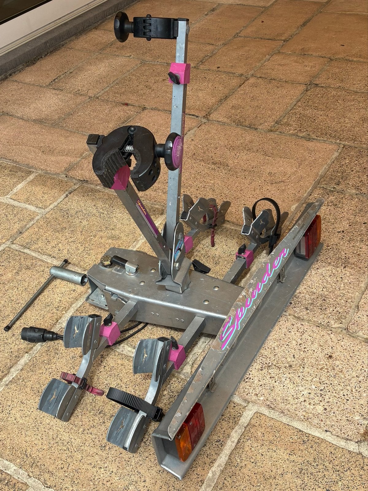 Spinder RC-2-F Trekhaak Fietsendrager voor 2 Fietsen, Ophalen, 2 fietsen, Gebruikt, Trekhaakdrager