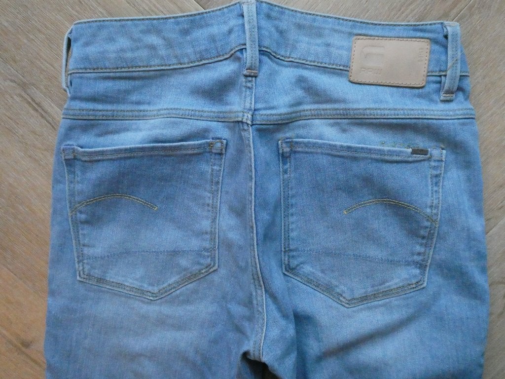 Mooie Gstar 3301 High Skinny wmn New maat 27-28, Blauw, Ophalen of Verzenden, Zo goed als nieuw, W27 (confectie 34) of kleiner