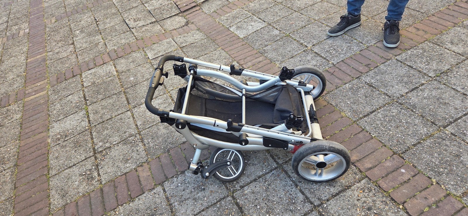 ABC Design Zoom Duo kinderwagen - Bruin, Kinderen en Baby's, Kinderwagens en Combinaties, Gebruikt, Overige merken, Duowagen, Ophalen