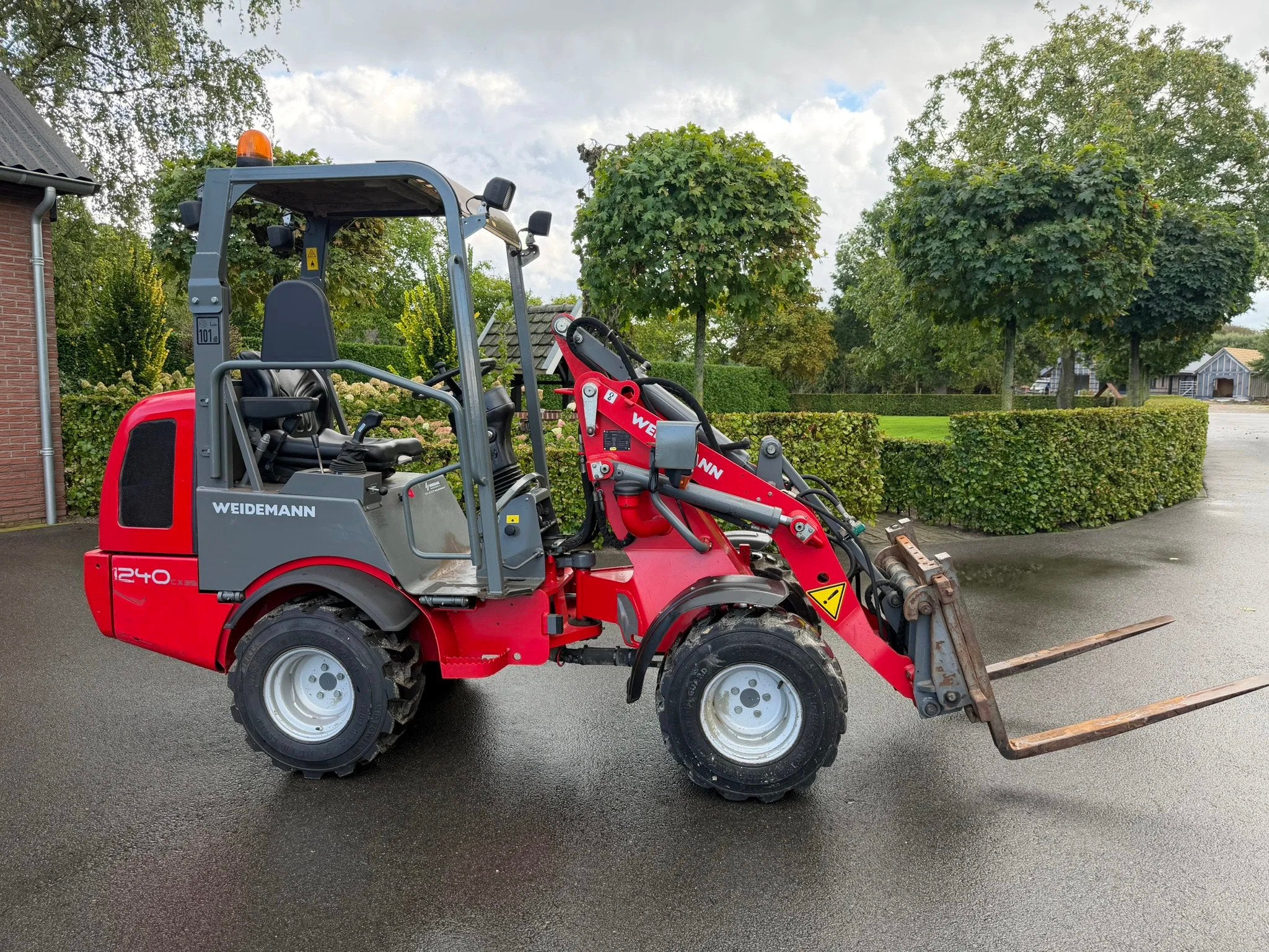 Weidemann 1240 CX35 1240CX (bj 2010), Zakelijke goederen, Wiellader of Shovel