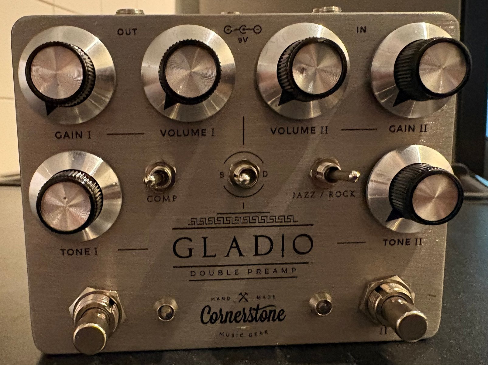 Cornerstone Gladio Double Preamp – originele versie, Muziek en Instrumenten, Verzenden, Gebruikt, Distortion, Overdrive of Fuzz