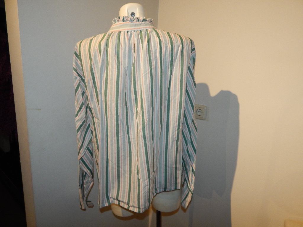 V de Vinster ibiza styl blouse tuniek sier stiksel kleur M, Maat 38/40 (M), Meerkleurig, Verzenden, V de Vinster