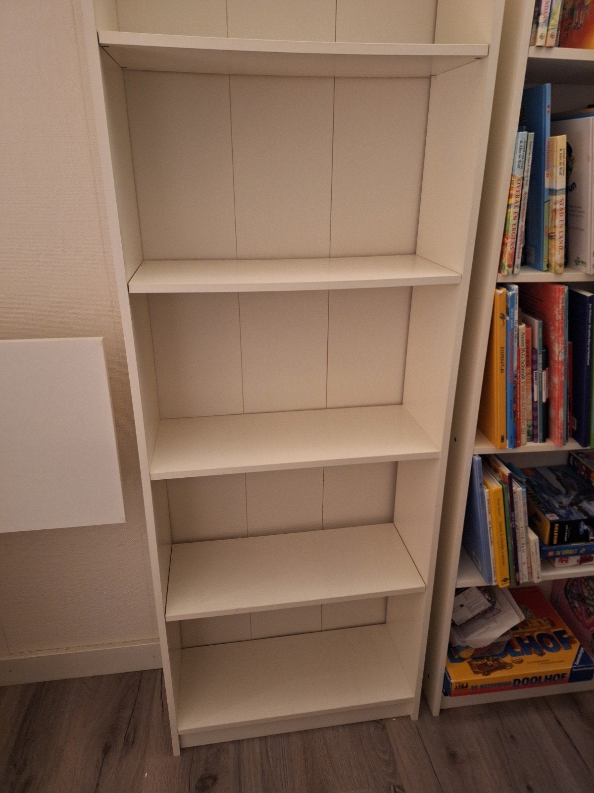 Billy boekenkast wit, Ophalen, Gebruikt, 200 cm of meer, 50 tot 100 cm