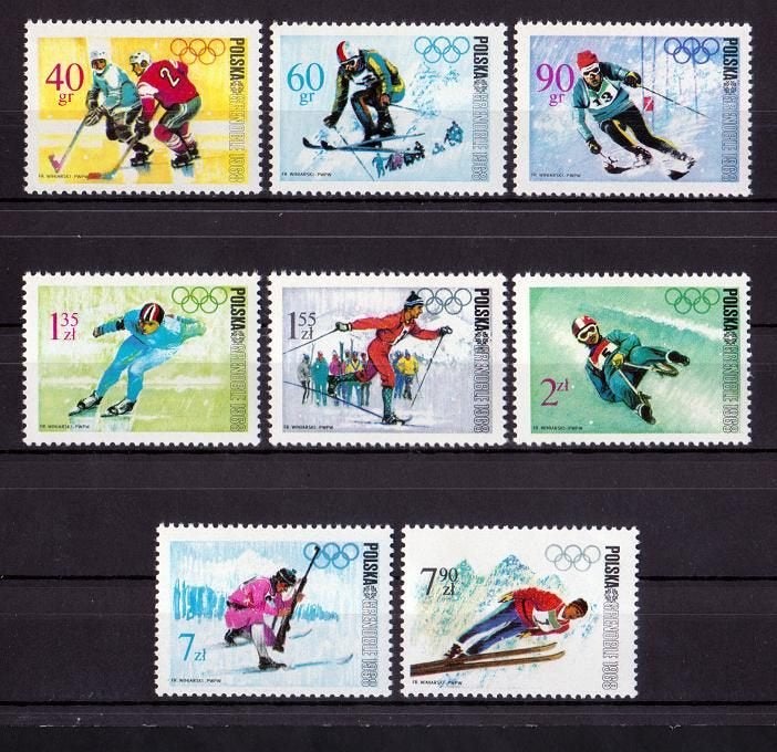Polen, Sport, Olympische Spelen, Mi. 1820-1827 postfris, Verzenden, Polen, Postfris