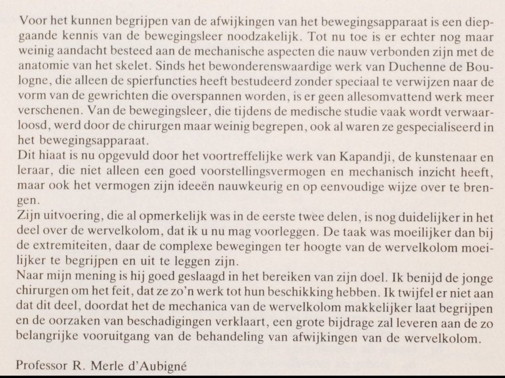 Bewegingsleer - De Romp - I.A. Kapandji, Verzenden, Alpha, Zo goed als nieuw, HBO