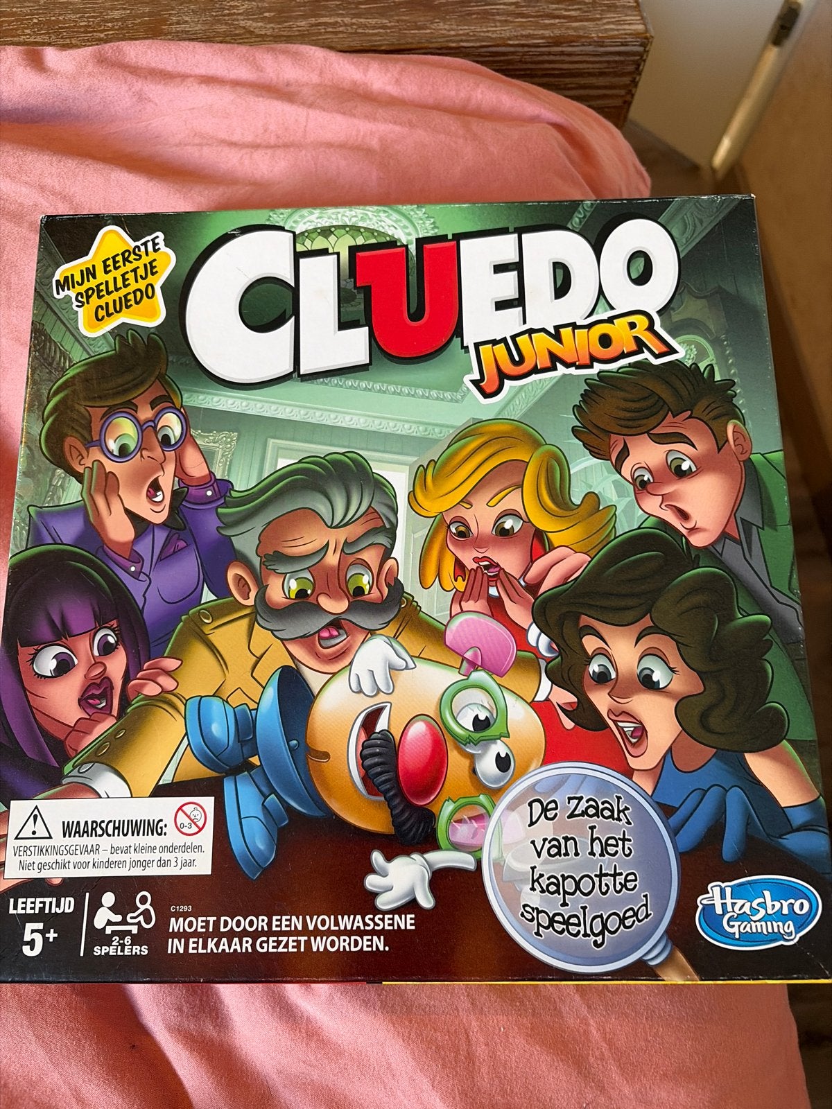 Cluedo Junior - Mijn Eerste Spelletje Cluedo, Drie of vier spelers, Ophalen of Verzenden, Gebruikt